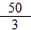 ３分の50
