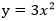 y=3x^2