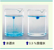 地学基礎_p135 やってみよう_水の上下運動