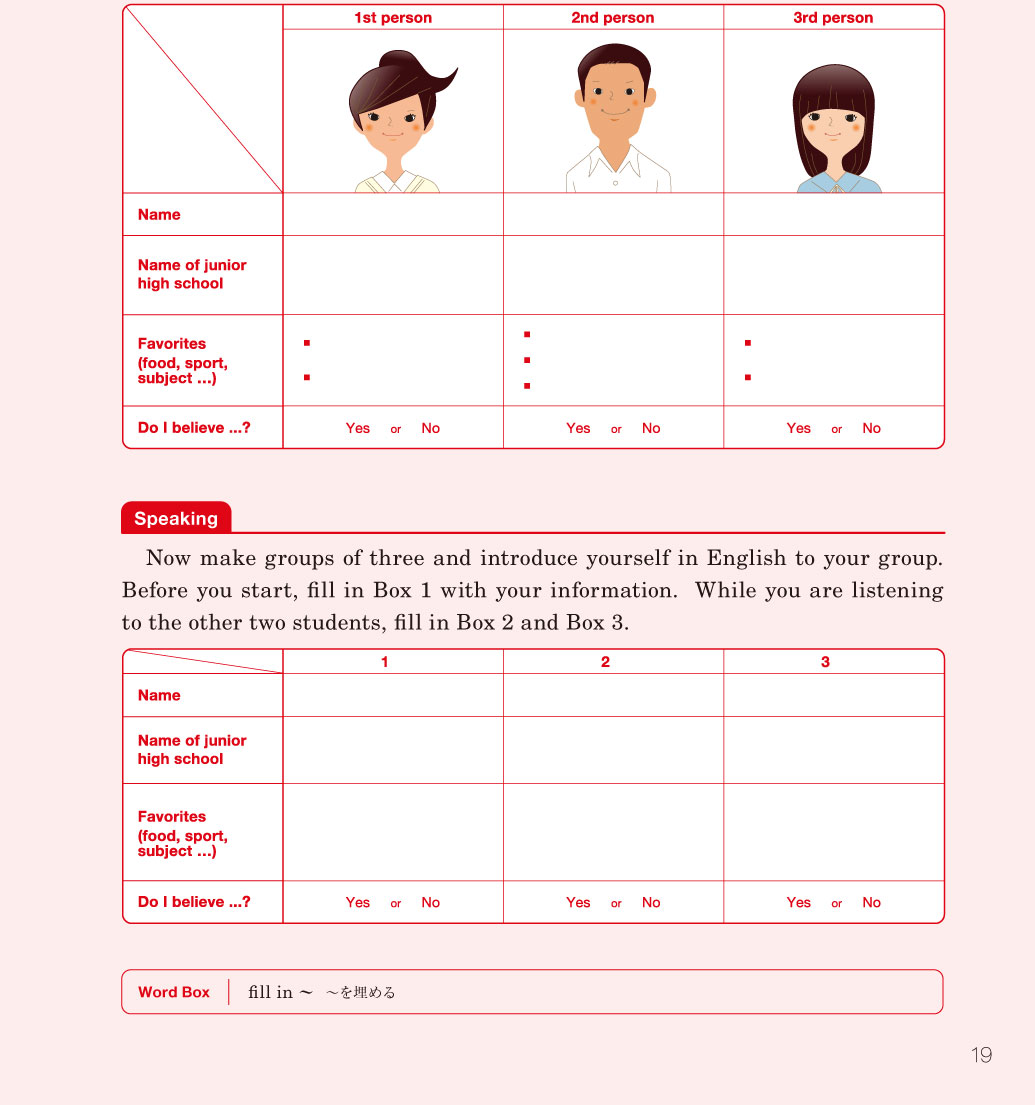 P018 P019 Landmark English Communication 啓林館 デジタル教科書