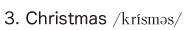 3. Christmas
