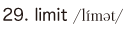 29. limit