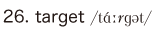 26. target