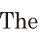 The 