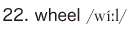 22. wheel