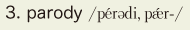 3. parody