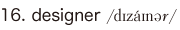 16. designer