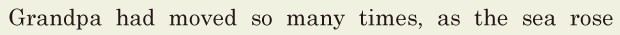 Grandpa had moved so many times, / as the sea rose 