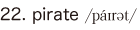 22. pirate
