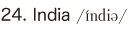 24. India