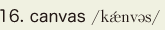 16. canvas