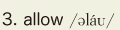 3. allow
