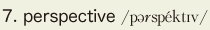 7. perspective