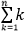 ∑_(k=1)^n k