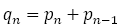 q_n=p_n+p_(n-1)