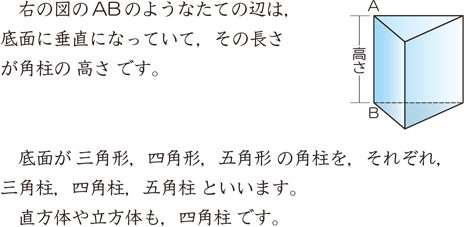 角柱と円柱 算数用語集