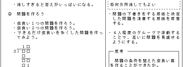 実践記録算数4年