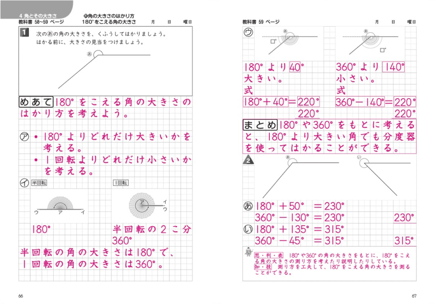 わくわく算数教科書ノート 啓林館 副教材一覧