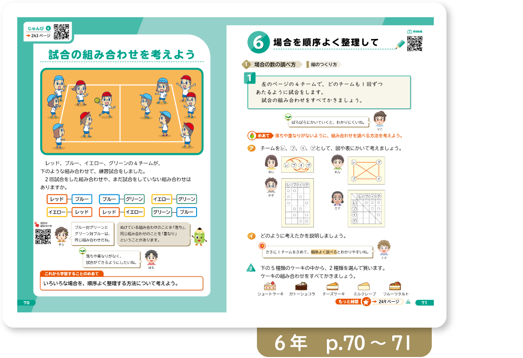 イメージ画像:6年 p.70〜71