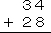 34＋28