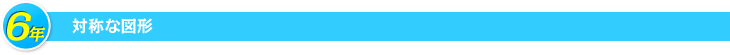 6年 対称な図形
