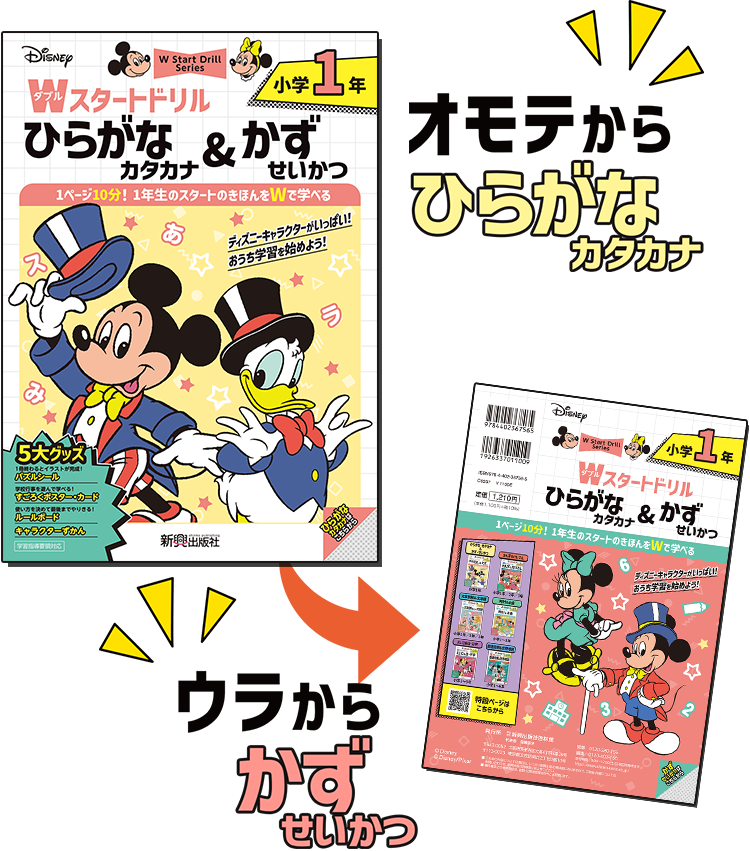 1冊で2つの分野を両面から学習